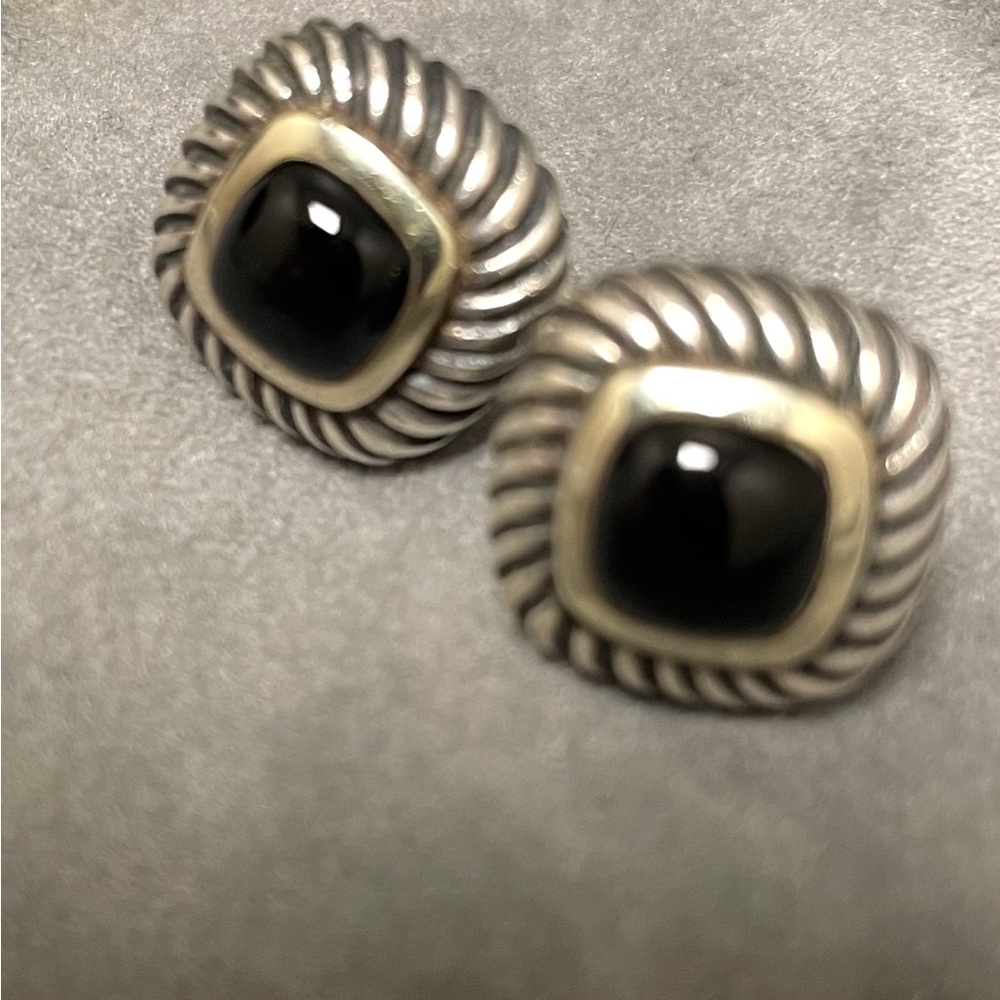 David Yurman Silver Albion Earrings